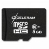 Карта памяти eXceleram 8Gb microSDHC class 10 без адаптера (MSD0810VA)