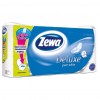 Туалетная бумага Zewa Deluxe 3-слойная Цветы Белая 8 шт (7322540055337)