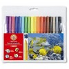 Фломастеры KOH-I-NOOR Fibre pens 1002, 18 colors, polyethylene (771002AH01TE)