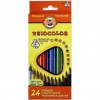   KOH-I-NOOR 3134 Triocolor, 24, set of triangular coloured pencils (3134024004KS)