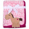 Одеяло Luvable Friends с рисунком животных для девочек (50439.F)