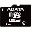 Карта памяти A-DATA 8GB microSD class 4 (AUSDH8GCL4-R)
