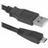 Дата кабель Defender USB08-06 USB 2.0 - Micro USB, 1.8м (87459)