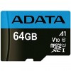   A-DATA 64GB microSD class 10 UHS-I A1 Premier (AUSDX64GUICL10A1-R)