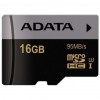   A-DATA 16GB microSD class 10 UHS-I U3 V30 Premier Pro (AUSDH16GUI3V30S-R)