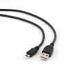 Дата кабель USB 2.0 Micro 5P to AM 0.3m Cablexpert (CCP-mUSB2-AMBM-0.3M)
