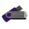 USB   eXceleram 16GB P1 Series Silver/Purple USB 2.0 (EXP1U2SIPU16)
