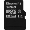   Kingston 32GB microSDHC class 10 UHS-I (SDCS/32GBSP)