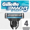 Сменные кассеты Gillette Mach 3 Start, 4 шт (7702018462544)