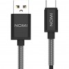   USB - Type C, DCMQ 10c Black, 1m Nomi (316208)