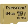   Transcend 64GB microSDHC class 10 UHS-I U3 V30 (TS64GUSD500S)