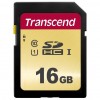   Transcend 16GB SDHC class 10 UHS-I U1 (TS16GSDC500S)
