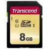   Transcend 8GB SDHC class 10 UHS-I U1 (TS8GSDC500S)