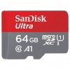   SANDISK 64GB microSDXC class 10 UHS-I A1 Ultra (SDSQUAR-064G-GN6TA)