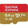   SANDISK 64GB microSDXC class 10 UHS-I U3 Extreme Pro V30 (SDSQXA2-064G-GN6MA)