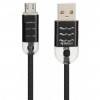   USB 2.0 AM to Micro 5P Pro Wave Light Black Gelius (63260)