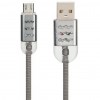   USB 2.0 AM to Micro 5P Pro Wave Light Grey Gelius (63261)