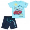 Набор детской одежды Breeze с мишкой в машинке (12144-80G-blue)