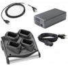 Зарядное устройство для аккумуляторов ТСД Symbol/Zebra MC90x0 / MC9190 4-х слотовый с БП и кабелем (SAC9000-400CES)