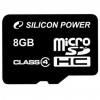   Silicon Power 8Gb microSDHC class 4 (SP008GBSTH004V10)