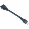 Дата кабель EXTRADIGITAL OTG USB 2.0 AF - Micro USB M, 0.1m, 28 AWG, Hi-Speed (KBO1623)