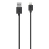   Belkin USB 2.0 Lightning charge/sync cable 2, Black (F8J023bt2M-BLK)